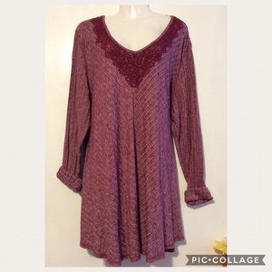 Faded Glory 3X 22-24W Sweater Blouse